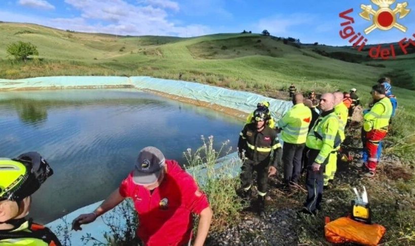 Tragedia a Calascibetta: cade in un laghetto artificiale, muore 65enne