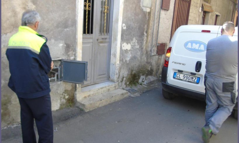 Paternò, nove denunce per furto d’acqua: accertati 37mila euro di morosità