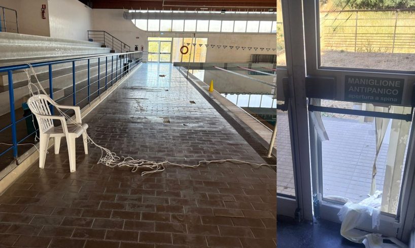 Paternò, atti vandalici alla piscina 'Giovanni Paolo II': due minorenni fanno irruzione e devastano locali