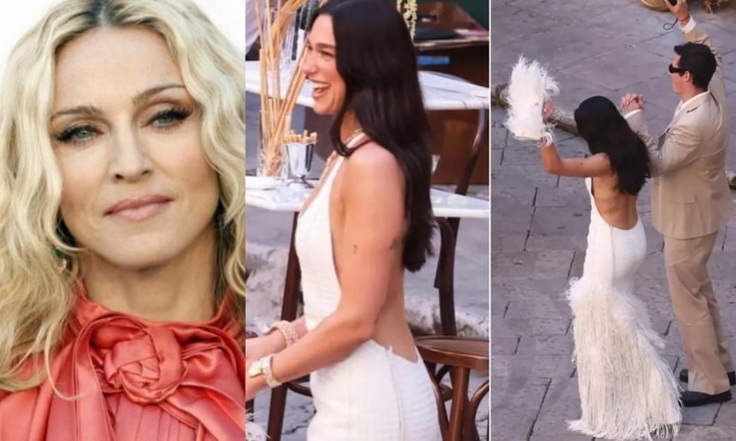 Nozze Dua Lipa a Bagheria, cresce l'attesa per Madonna: la star potrebbe arrivare in elicottero a Villa