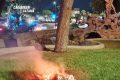 Catania, incendio notturno al giardino della Fontana di Proserpina: 38enne arrestato
