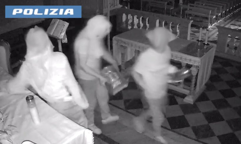 Catania, coppia di ladri sorpresa nella chiesa di San Cristoforo: arrestati mentre portavano via crocifissi e rosari