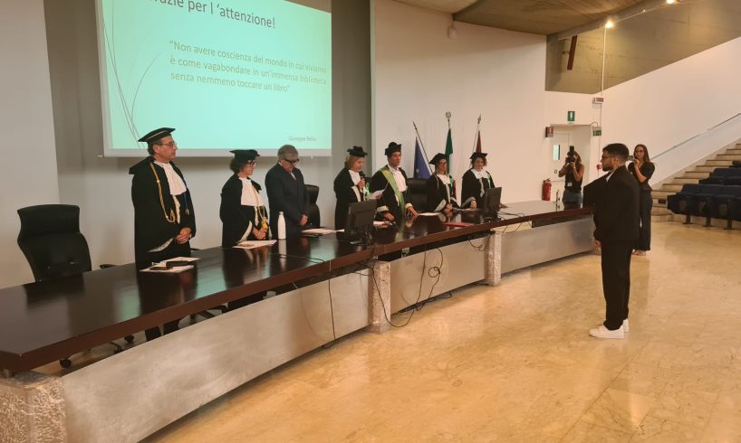 UniCT, laurea con lode per un detenuto del Polo Universitario Penitenziario